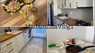 Sessiz Vlog  Sabah Kahvaltısı  Ikea askılık kurulumu  Akşam yemeği Ton Balıklı Salata [upl. by Notsniw764]