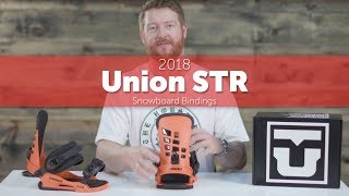 2018 Union STR Snowboard Bindings  Review [upl. by Nesnah]