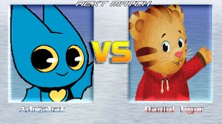 MUGEN BATTLES  Adorabat vs Daniel Tiger [upl. by Hoban]