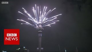 New Year Celebrations New Zealand welcomes in 2019  BBC News [upl. by Hirschfeld]