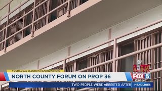 North County residents gather for forum on Prop 36 [upl. by Eitac196]