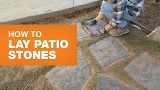 How To Lay Patio Stones [upl. by Esdnil254]