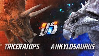 Triceratops VS Ankylosaurus [upl. by Corin]