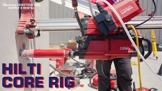 Hilti Core Rig Overview [upl. by Lihp515]