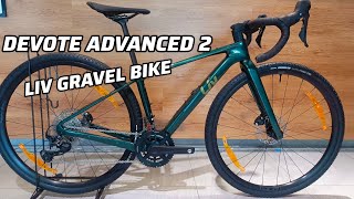 2024 LIV DEVOTE ADVANCED 2 XS  WEIGHT  WOMENS GRAVEL BIKE [upl. by Atalante]