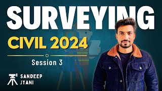 3 Scales and Linear Surveying  Civil Engineering 2024 sandeepjyani sscje2024civil surveying [upl. by Janot]