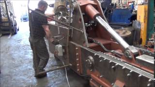 McIntyre 5025SB baler demonstration  copper scrap baling [upl. by Dimmick]