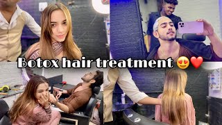 Best Botox hair treatment  Shahanwaz Gour Vlog 💪🏻💇🏻‍♂️ [upl. by Magdala]