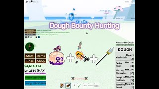 Dough  Death Step  Spikey Trident  Bounty Hunting Blox Fruits [upl. by Taber56]