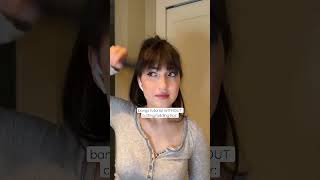 VIRAL bangs hairstyle no cutting or adding any hair ✂️ [upl. by Aileduab]