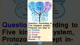 Five Kingdom System MCQ neet neetbiology [upl. by Liuqa741]