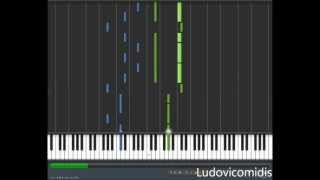 Nuvole Bianche  Ludovico Einaudi Tutorial  MIDI [upl. by Kurtzig]