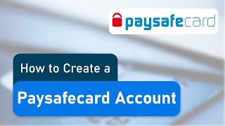 How to Open a Paysafecard Account  Step by Step Tutorial [upl. by Nnylatsyrk]