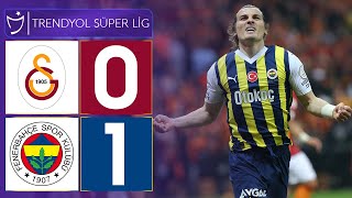 Galatasaray 01 Fenerbahçe  Fenerbahçe Daha Bitmedi Dedi   Süper Lig 37 Hafta [upl. by Icyaj]