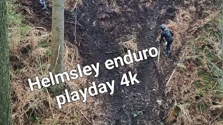 dirtbike action enduro playday Helmsley 2023 4k husqvarna te300 [upl. by Demah]