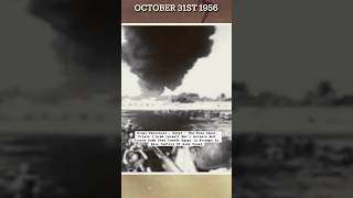 Britain France Bomb💥EgyptSuez Canal Crisis 1956 [upl. by Relyuhcs327]