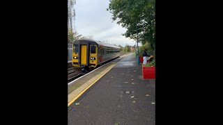 Class 153 Passing Nantwich 13102024 [upl. by Crispas]