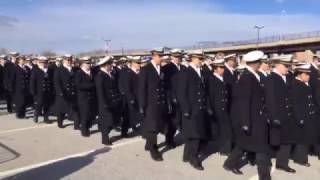 Naval Academy Ceremonial MarchOn at 2016 ArmyNavy Game in Philly [upl. by Tommie]