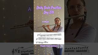 Daily Scale Practice Day 278 flute flutepractice flutescales [upl. by Hamer]