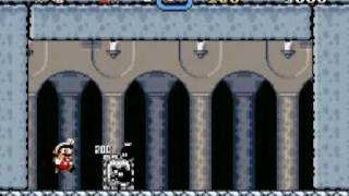 Super Mario World Custom Boss  Homing Thwomp [upl. by Spiegelman608]