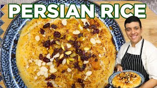 The Best Persian Rice  How to Make Jeweled Rice Pilaf by Lounging with Lenny [upl. by Ahsaet114]