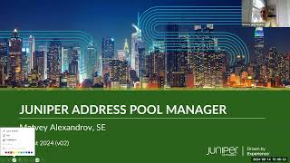 Juniper Address Pool Manager [upl. by Brie]