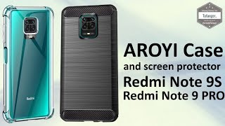 AROYI Coque Xiaomi Redmi Note 9S  Redmi Note 9 PRO  Verre trempé  Unboxing [upl. by Nnaeerb]