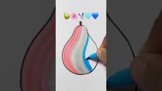 Satisfying creative art 🍐🌸🌪️🩵💙ytviral trendingshorts shorts youtubeshorts [upl. by Townshend6]