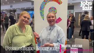 Promotions Company at the Bristol Jobs Fair on Friday 13th October 2023 [upl. by Gentilis]