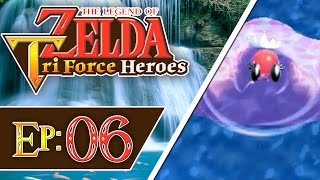 Tri Force Heroes  Part 6  Riverside  Abyss of Agony 3Player 100 Walkthrough [upl. by Moguel991]