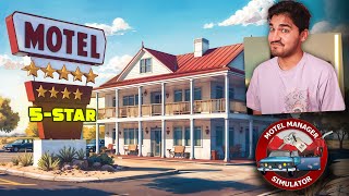 The 5STAR MOTEL Is Finally COMPLETE  Motel Manager Simulator Gameplay 7 [upl. by Yatnahs]