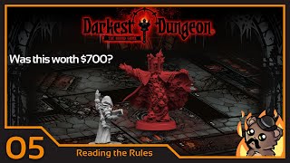 Darkest Dungeon Board Game Reading the Rules [upl. by Anoerb]