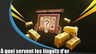 A quoi servent les lingots dor FORTNITE CHAPITRE 2  Saison 5 [upl. by Ardnu637]