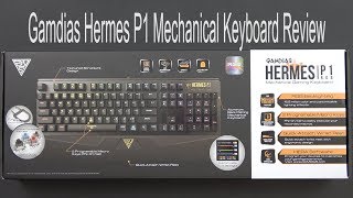 Gamdias Hermes P1 Mechanical RGB Gaming Keyboard Review [upl. by Tiat]