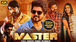 Thalapathy Vijays MASTER 2022 New Released Full Hindi Dubbed Movie  Vijay Sethupathi  New Movie [upl. by Ahseiuqal]