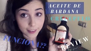 Hacer crecer el pelo más rápido con aceite de bardana funcionaReview [upl. by Paolo]