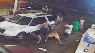 Pompano Beach gas station shooting caught on camera [upl. by Seadon]