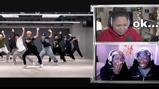 NCT 127 Sticker Dance Practice  REACTION w caitlinbensonn [upl. by Yevol]