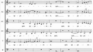 Alto2 Palestrina O Magnum Mysterium 2 Score [upl. by Ivey77]