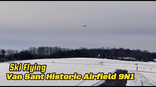 Ski Flying at Van Sant Historic Airfield [upl. by Eimot]