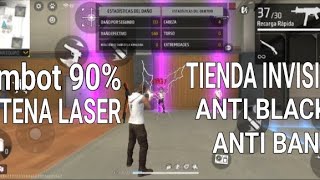 Hack para freefire antena laser aimbot pared invisible ANTI baneo ANTI black [upl. by Carbo]