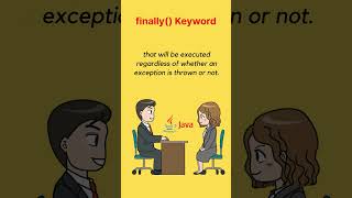 finally keyword in Java  Technical Interview Question java interview [upl. by Spearman370]