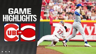 Cubs vs Reds Game Highlights 72924  MLB Highlights [upl. by Limhaj]