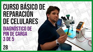 28 CURSO DE REPARACION DE CELULARES TRUCO para saber si el PIN DE CARGA está dañado en 5 SEGUNDOS [upl. by Zonnya]