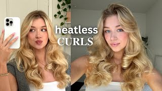 Overnight Blowout the BEST heatless curls [upl. by Oakleil]