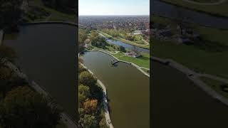 Staro jezero u Kikindi 🎃 travel fypシ゚viral srbija drone 4k nature lake view autumn balkan [upl. by Story]