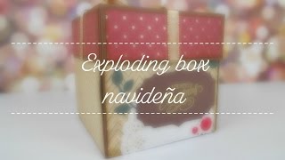 Scrapbooking Exploding box navideña [upl. by Marelya958]