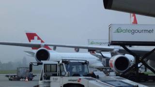 SWISS International a330300 landing in Zurich 1080HD [upl. by Aicilaanna875]