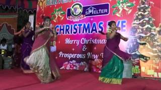 tamil christmas dance manavalen varaporaru [upl. by Bryner]