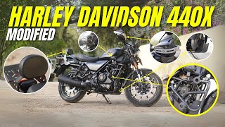 Harley Davidson 440x Best Modified Accessories Ever in India 🇮🇳 😯harley440xharleydavidson440x 440x [upl. by Alyakam]